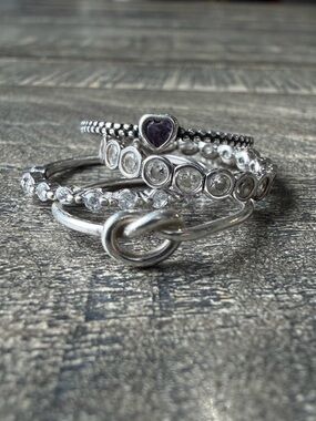 Sterling Silver Stacking Rings